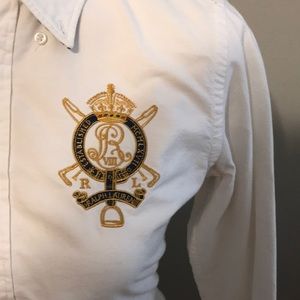 Ralph Lauren long sleeve button down Size 4